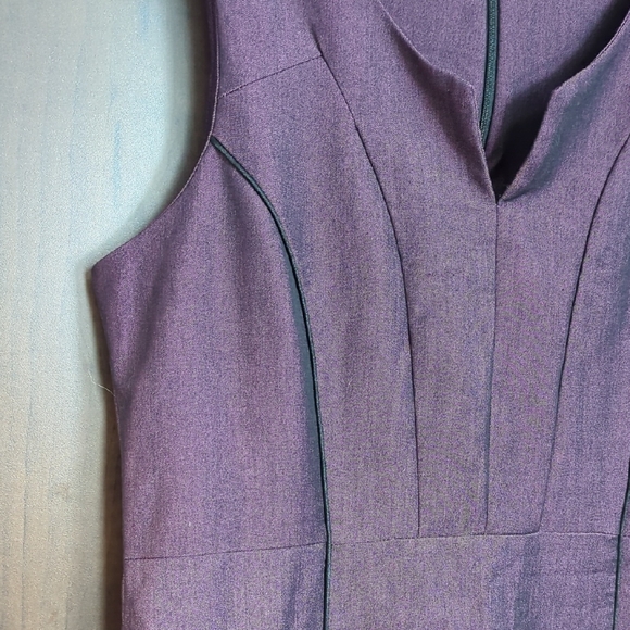 George Deep Purple Mini Dress - Picture 2 of 9